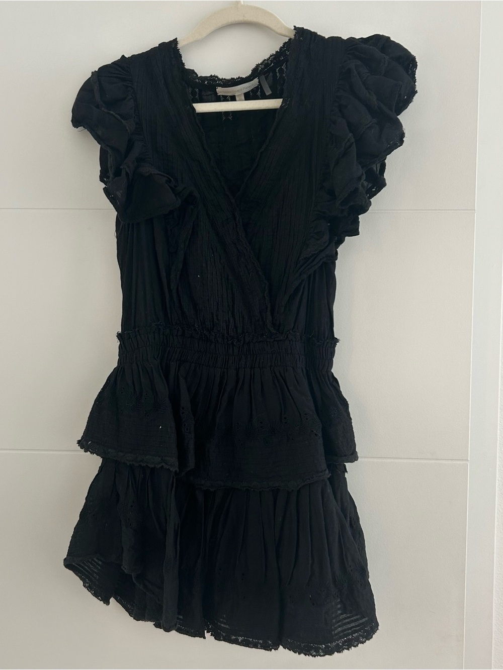 LoveShackFancy Gwen dress black